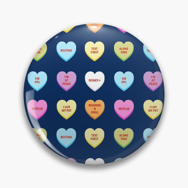 Item preview, Introvert Candy Hearts designed and sold by 1PointlessPeach.