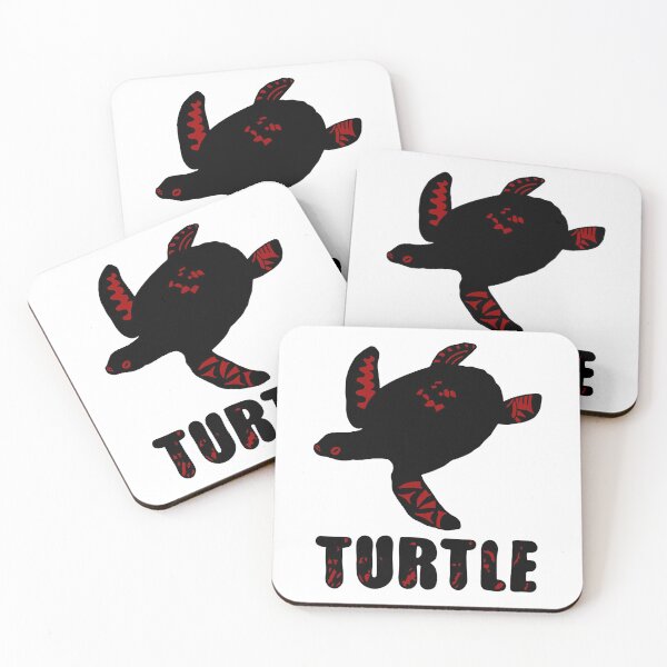 Item preview, Turtle black red vector designed and sold by Zwuck.