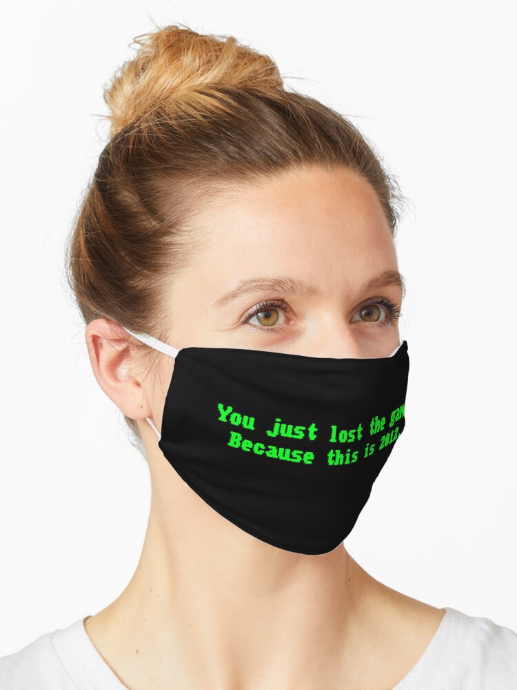 You Just Lost The Game Meme Design Mask By Bay0799 Redbubble