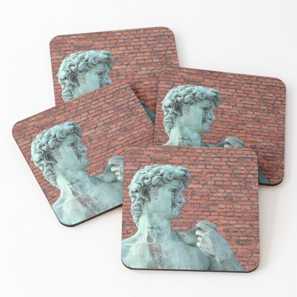 Item preview, Michelangelo's David Brick Wall designed and sold by DreamLand-Media.