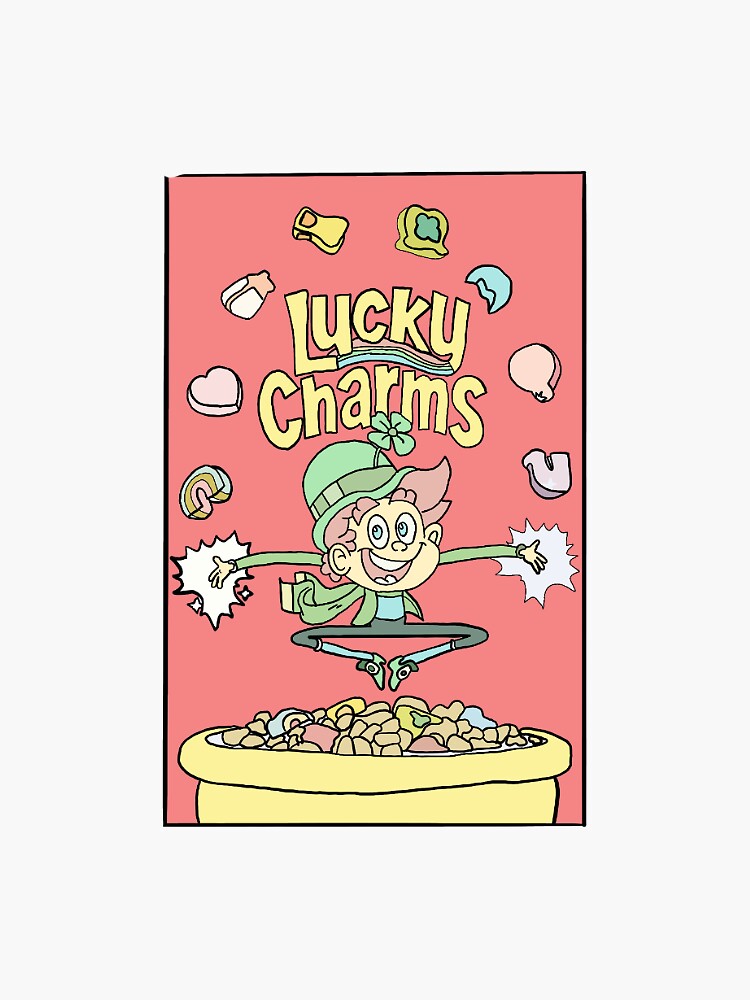 "Pastel Lucky Charms Box" Sticker for Sale by emtursch12 Redbubble