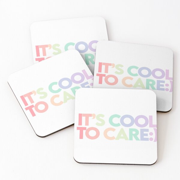 Item preview, it's cool to care sticker designed and sold by meghanpisters12.