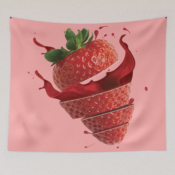 Item preview, Splashed Strawberry designed and sold by amirmax.