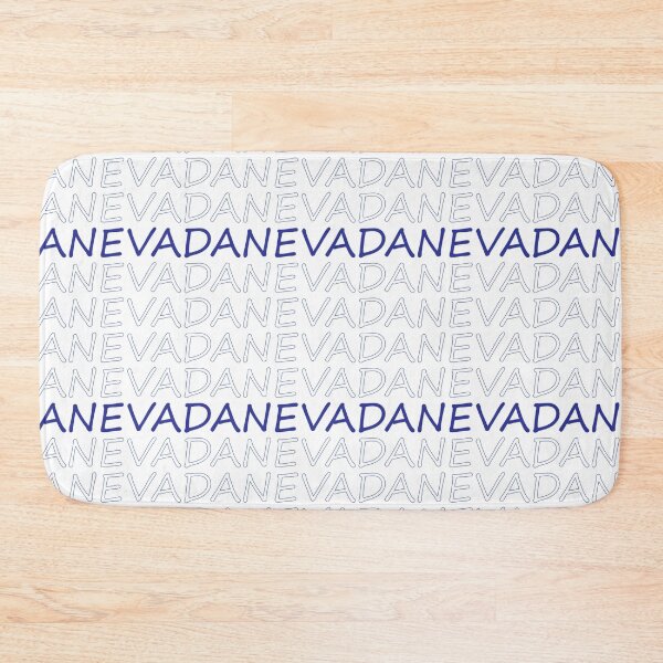 Item preview, Nevada Repeating Blue Bold Uppercase designed and sold by artbylukas.