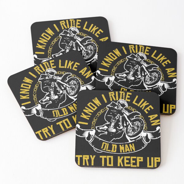 Item preview, Old Man Bike | Funny Dirtbike Motocross graphic designed and sold by Lisbob.