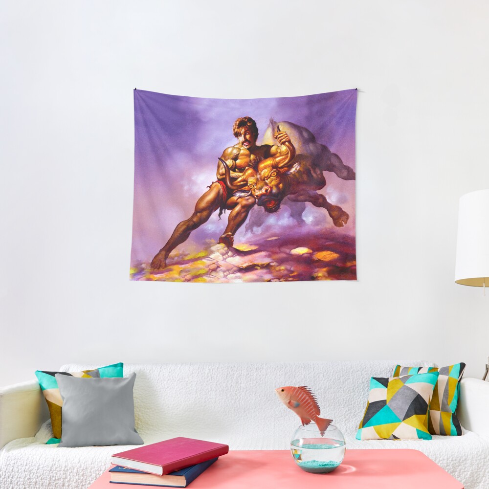 Dodgeball Painting Tapestry