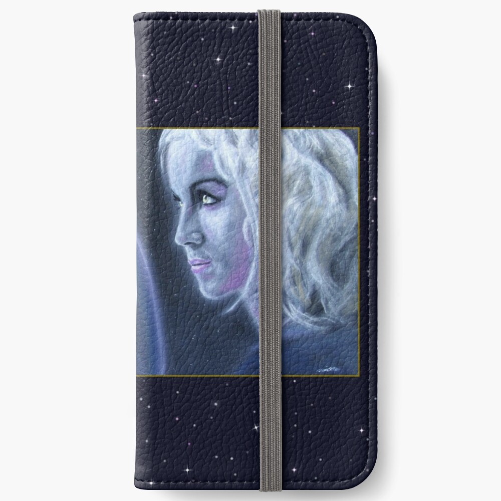 Mystery: Original drawing by Dean Sidwell iPhone Wallet
