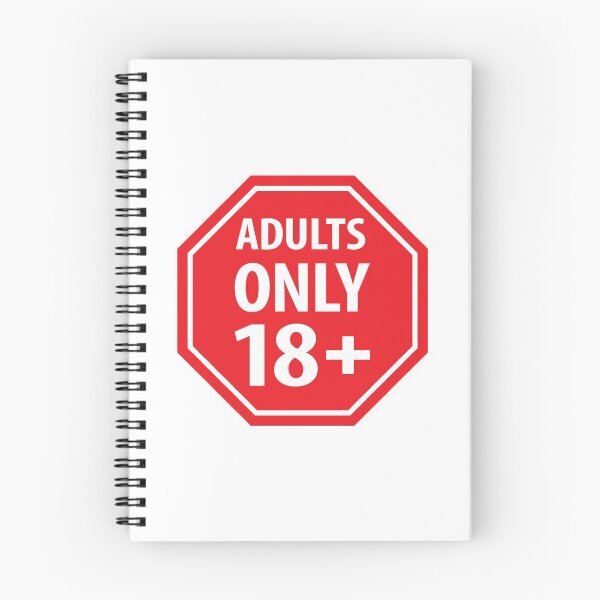 Item preview, Under eighteen years prohibition sign, adults only designed and sold by studio838.