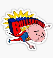 Bullshit Man - Karl Pilkington T Shirt Sticker