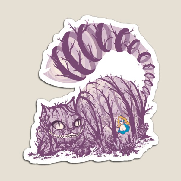Vista previa del artículo con la obra «Dentro del país de las maravillas (el gato de Cheshire)», diseñado y vendido por Harantula.
