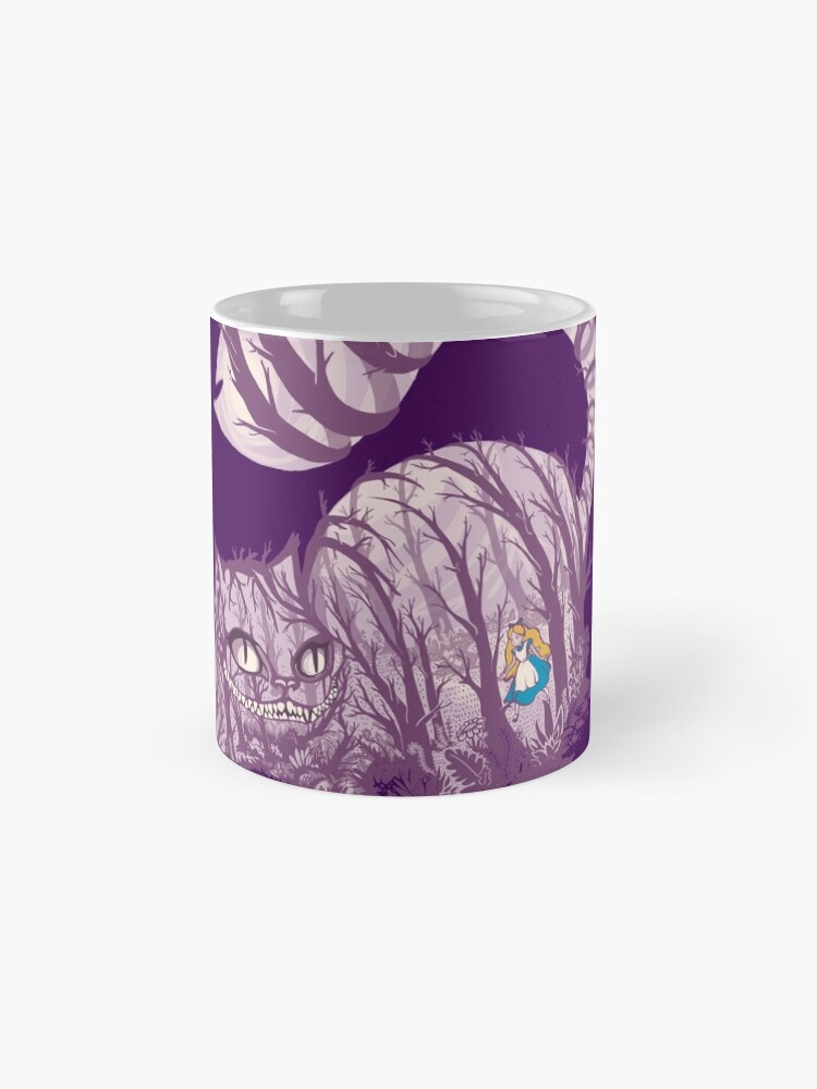 Alternate view of Inside wonderland (cheshire cat) Mug