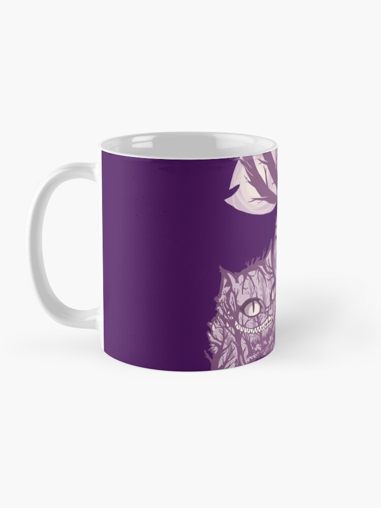 Alternate view of Inside wonderland (cheshire cat) Mug