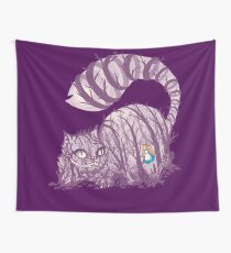 Inside wonderland (cheshire cat) Wall Tapestry
