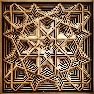 Artwork thumbnail, Geometric Star Shapes by FoxLev
