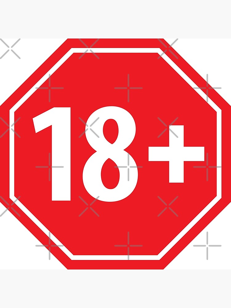 18 Years Underage Warning Icon Stock Vector (Royalty Free) 2310228695 |  Shutterstock