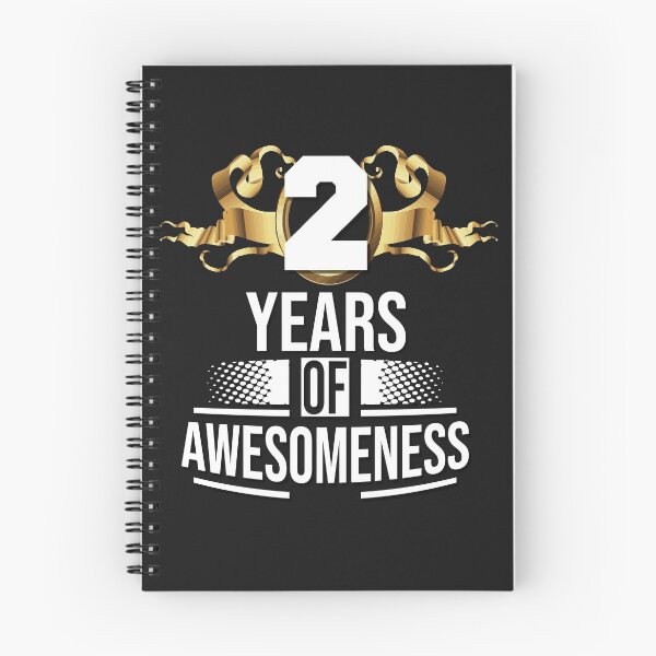 Item preview, 2 years of awesomeness designed and sold by Cutebutfunny.