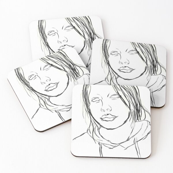 Item preview, sketch version of pastel girl designed and sold by danielyoung.