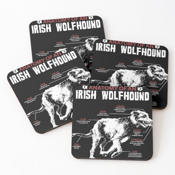 Item preview, Irish Wolfhound Owner Tee | Anatomy of Irish Wolfhound Gift designed and sold by Lisbob.