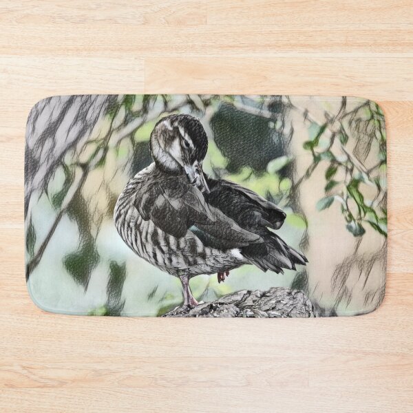 Item preview, Preening Duck designed and sold by ReneeKennedy.