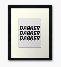 Dagger, dagger, dagger! - Critical Role Framed Print