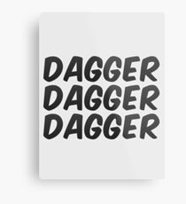 Dagger, dagger, dagger! - Critical Role Metal Print