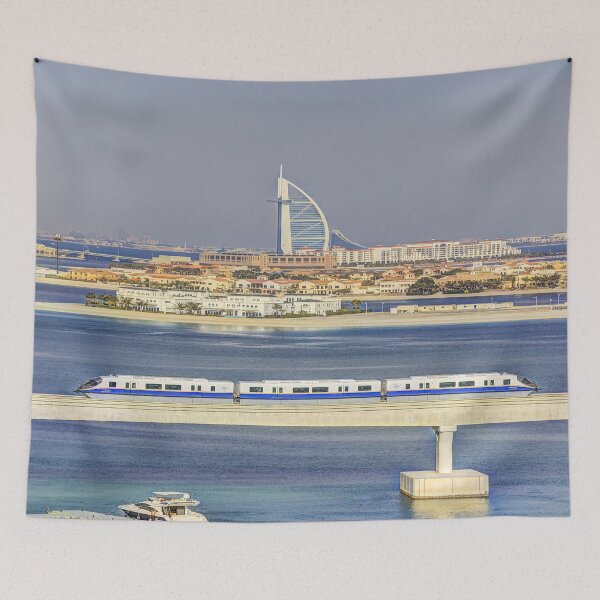 Item preview, Burj Al Arab and Palm Jumeirah Monorail designed and sold by Londonimages.
