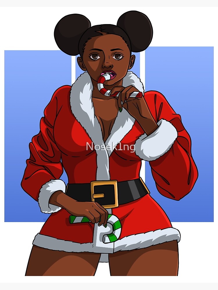 African American Naughty Black Girl Christmas African American Naughty Black Girl Christmas