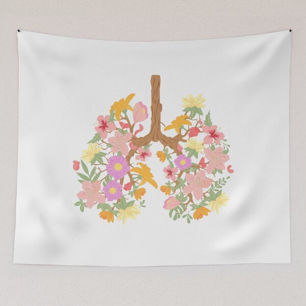 Item preview, Flower Lungs - Blooming Lungs from Flowers - Keep Our Air Clean designed and sold by Thordur Sturluson.