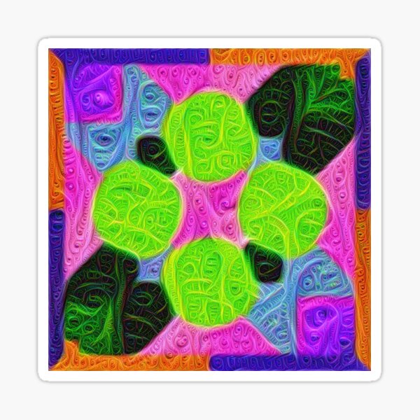 Item preview, #DeepDream Color Squares Visual Areas 5x5K v1448212784 designed and sold by blackhalt.