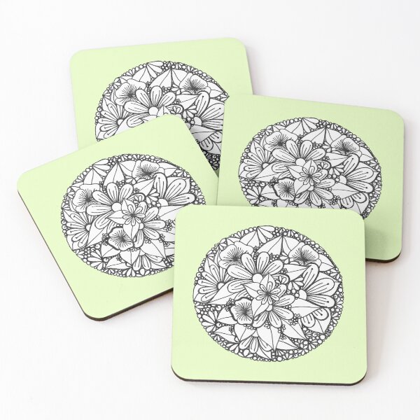Item preview, ORB WITH FLOWERS AND LEAVES  designed and sold by Jenna Hilton Doodles.