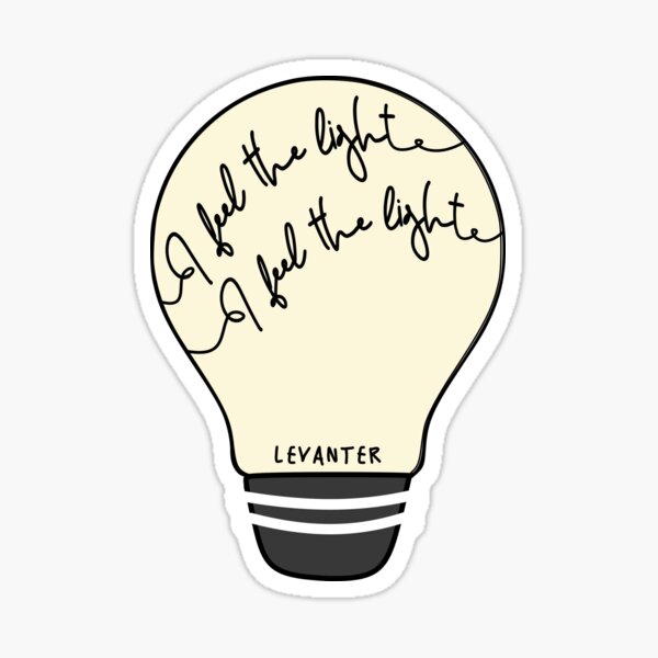 Stray Kids Levanter Lyrics Light Bulb Sticker