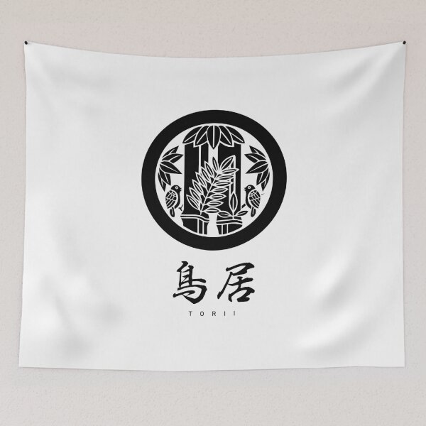 Item preview, Torii Clan Family Crest Kamon - Black Title Version designed and sold by reyners.