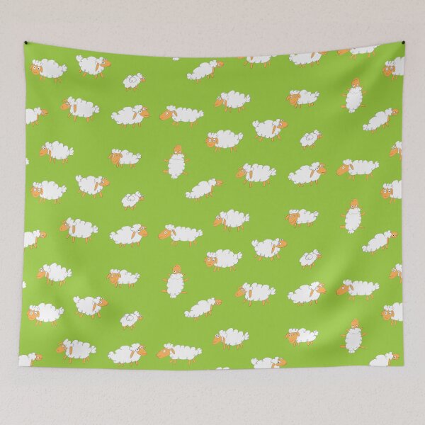 Item preview, Sheep in a pasture designed and sold by LeahHa.