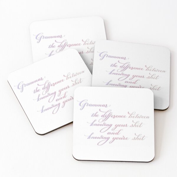 Item preview, Grammar designed and sold by Sassmouthpress.