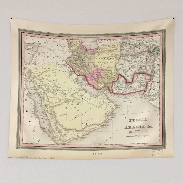 Item preview, Map of the Middle East (1846) designed and sold by allhistory.