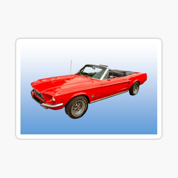 The Firechief's Mustang Sticker