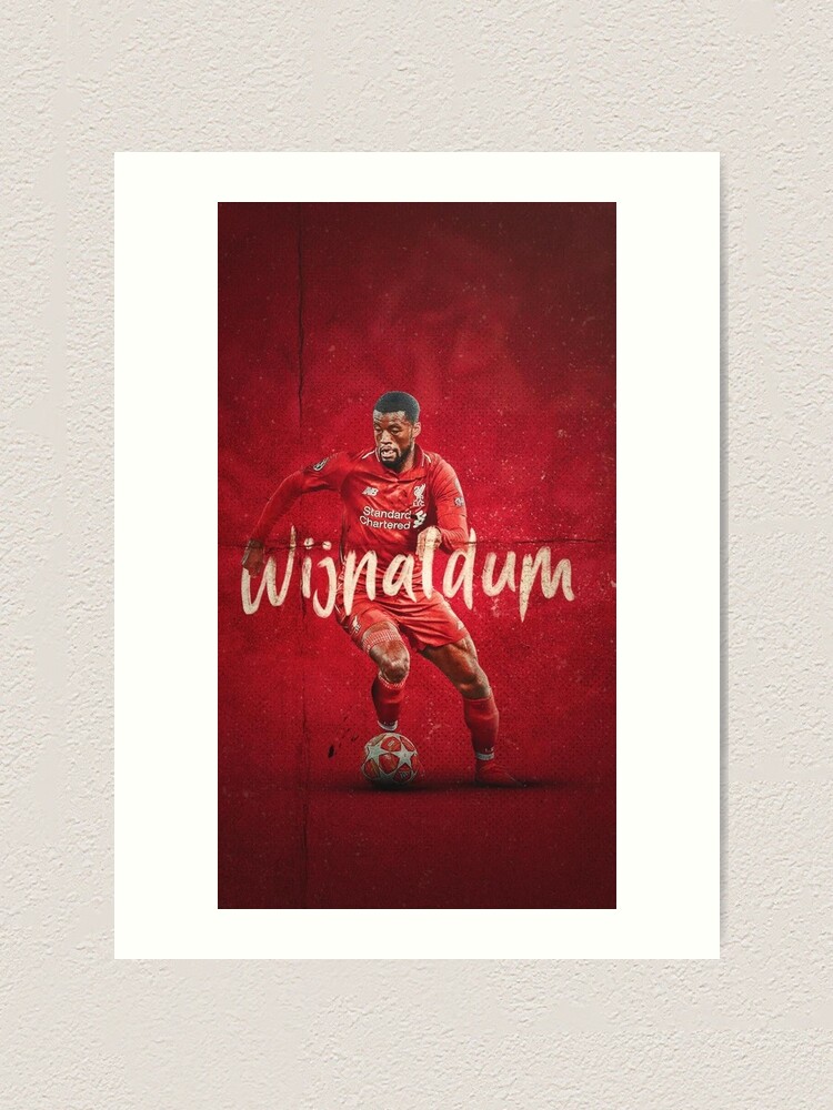 Wallpaper Wijnaldum Art Art Print By Lidiaveni Redbubble