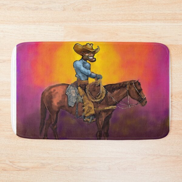 Item preview, Cowboy on Horseback at Sunset designed and sold by Kevin Middleton.