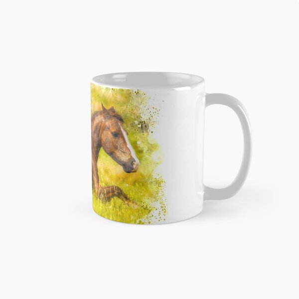 Item preview, Equine Elegance - Photo Illustration of a Horse Relaxing in a Field designed and sold by ChrisWrightPics.