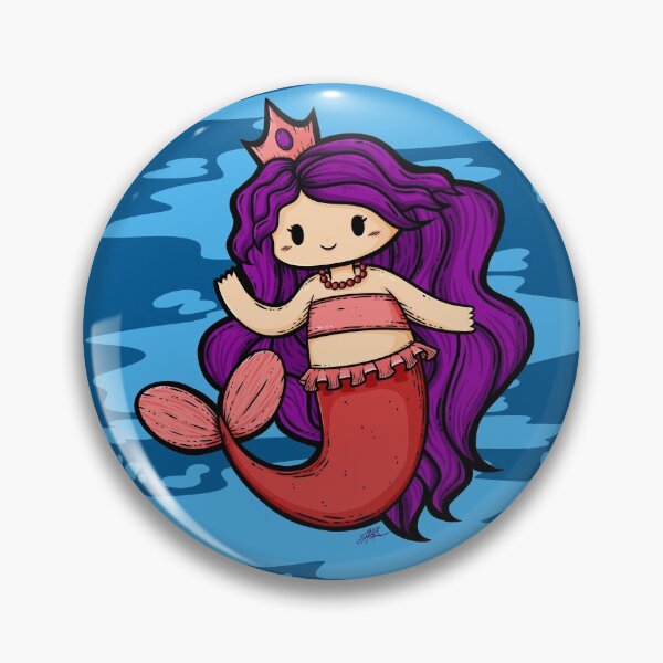 Item preview, Cute Mermaid Illustration designed and sold by ZaryaKiqo.