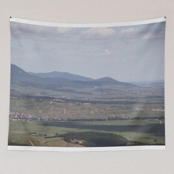 Item preview, Panoramic view of the valley from a medieval castle	 designed and sold by EstelleRossetti.