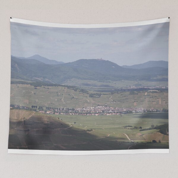 Item preview, Panoramic view of the valley from a medieval castle designed and sold by EstelleRossetti.