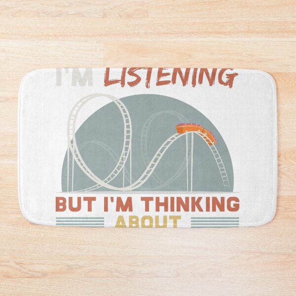 Item preview, Funny Rollercoaster Fan Gift graphic Roller Junkie print designed and sold by Lisbob.