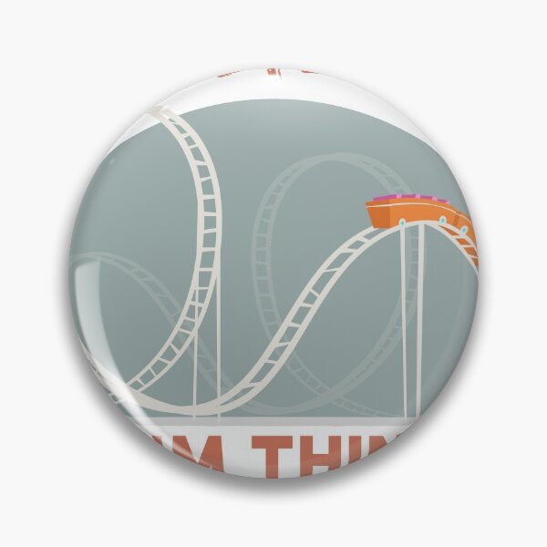 Item preview, Funny Rollercoaster Fan Gift graphic Roller Junkie print designed and sold by Lisbob.
