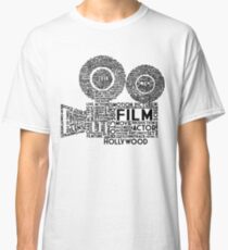 Film Camera Typography - Black Classic T-Shirt