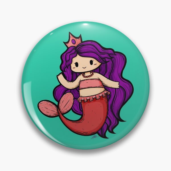 Item preview, Cute Mermaid Illustration designed and sold by ZaryaKiqo.
