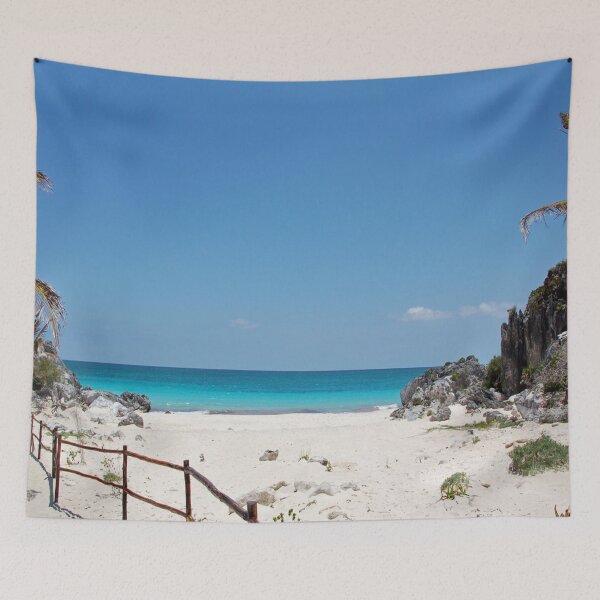 Item preview, Beach Paradise Backdrop Tulum Mexico designed and sold by Sharon Schwalbe.