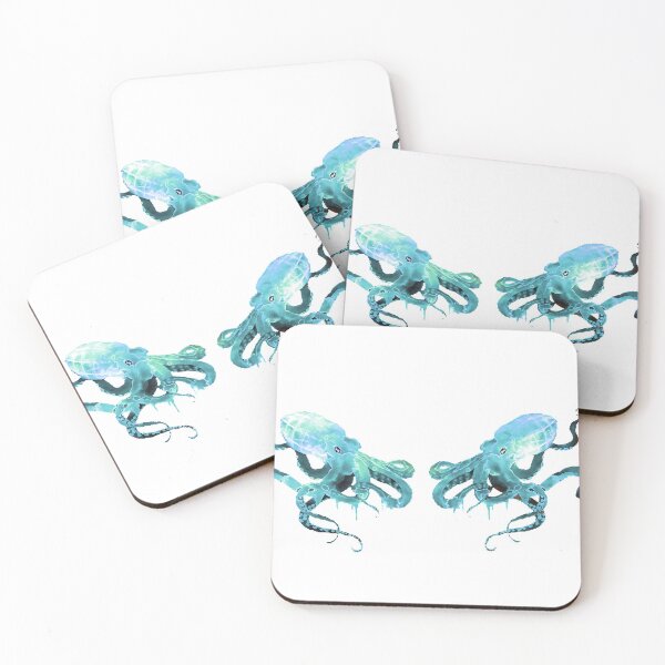 Item preview,  OCTOPI- Pastel Blue designed and sold by Katy Cranmer.