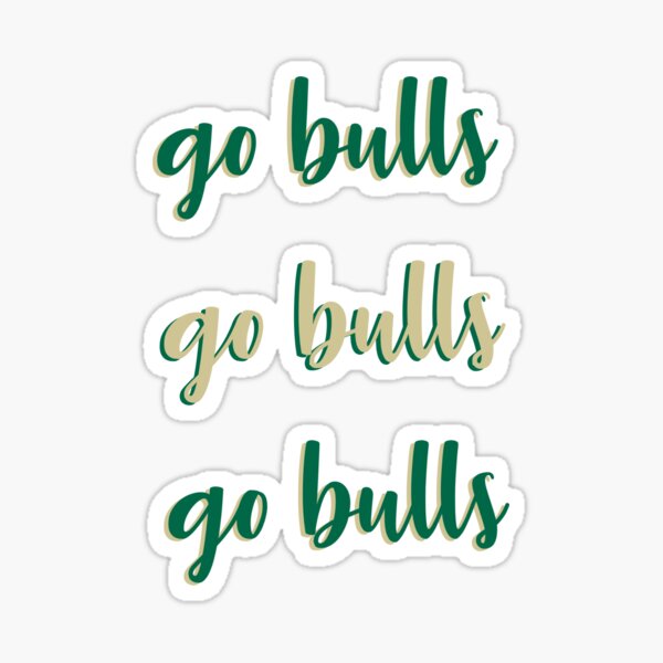 University of South Florida - USF - Go Bulls Sticker