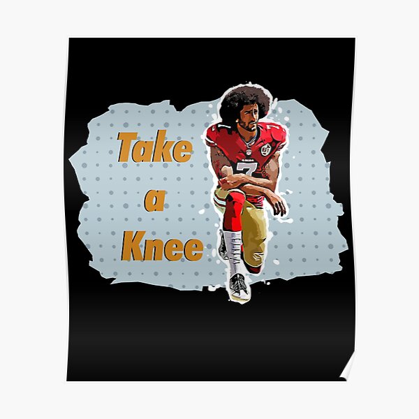 Colin Kaepernick Kneeling Low Poly - Colin Kaepernick - Posters and Art  Prints